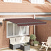 Cortina Retractabilă Maro 300 x 200 cm țesătură - WALTI WALTI