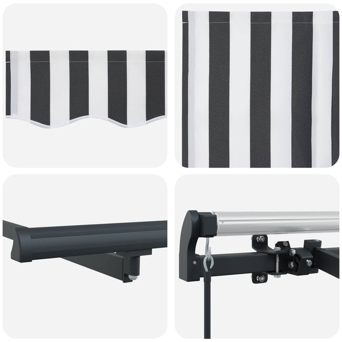 Copertină retractabilă Antracit 300 x 200 cm țesătură - WALTI WALTI