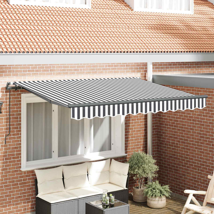 Copertină retractabilă Antracit 300 x 200 cm țesătură - WALTI WALTI