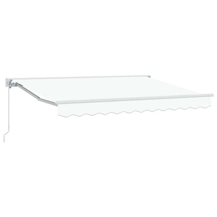Cadru de copertină Alb 300 x 200 cm Poliester cu Acoperire PU WALTI