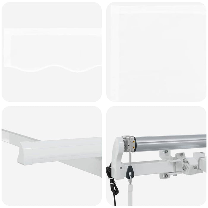 Cortina Retractabilă Alb 300 x 200 cm țesătură WALTI
