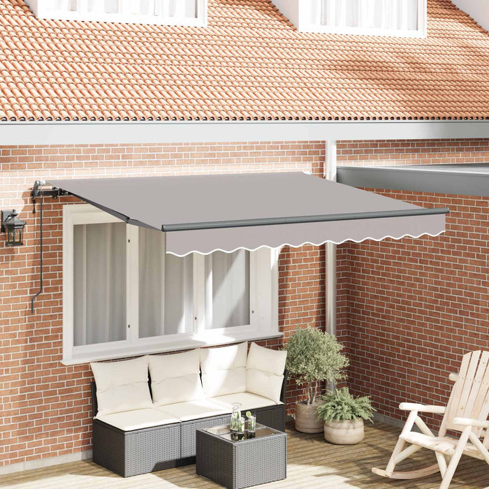 Cortina Retractabilă Gri deschis 300 x 200 cm țesătură WALTI