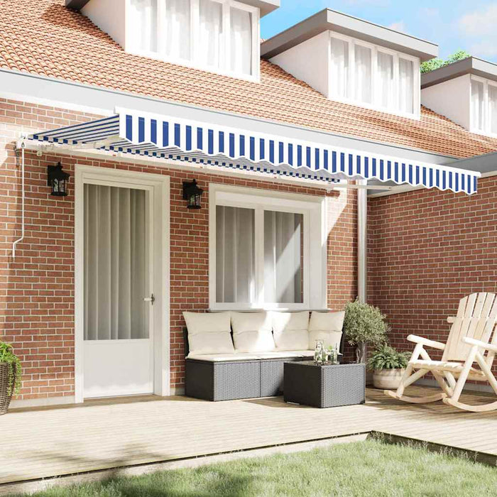 Cortina Retractabilă albastru 350 x 200 cm țesătură - WALTI WALTI