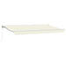 Cortina Retractabilă Crem 350 x 200 cm Poliester și metal - WALTI WALTI