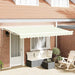 Cortina Retractabilă Crem 350 x 200 cm Poliester și metal - WALTI WALTI