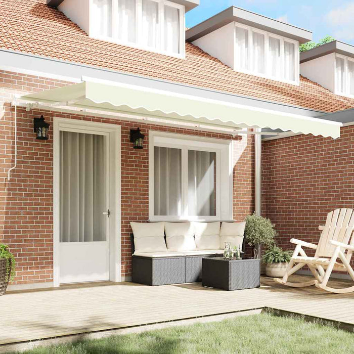 Cortina Retractabilă Manual Crem 350 x 200 cm țesătură - WALTI WALTI