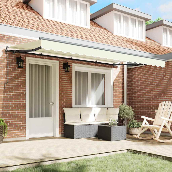 Cortina Retractabilă Crem 350 x 200 cm țesătură - WALTI WALTI