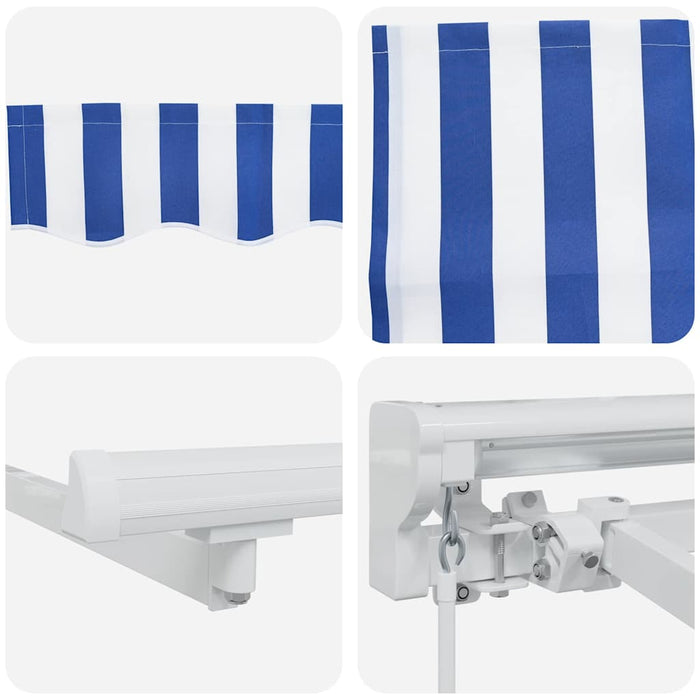 Cortina Retractabilă Manual albastru 350 x 200 cm țesătură - WALTI WALTI