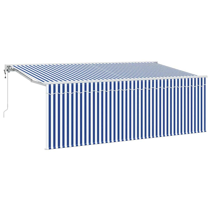 Cortina Retractabilă Dungi albastru 350 x 200 cm țesătură - WALTI WALTI