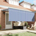 Cortina Retractabilă Dungi albastru 350 x 200 cm țesătură - WALTI WALTI