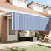 Cortina Retractabilă Dungi albastru 350 x 200 cm țesătură - WALTI WALTI