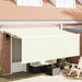 Cortina Retractabilă Crem 350 x 200 cm Poliester și Aluminiu - WALTI WALTI