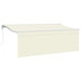 Cortina Retractabilă Crem 350 x 200 cm Poliester și Aluminiu - WALTI WALTI