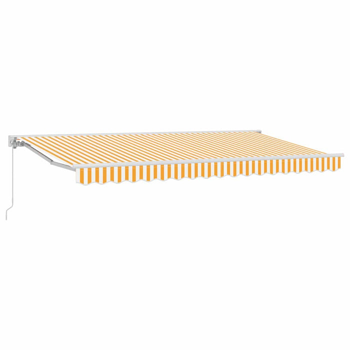 Cortina Retractabilă Manual Galben și alb 350 x 200 cm - WALTI WALTI