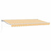 Cortina Retractabilă Manual Galben și alb 350 x 200 cm - WALTI WALTI