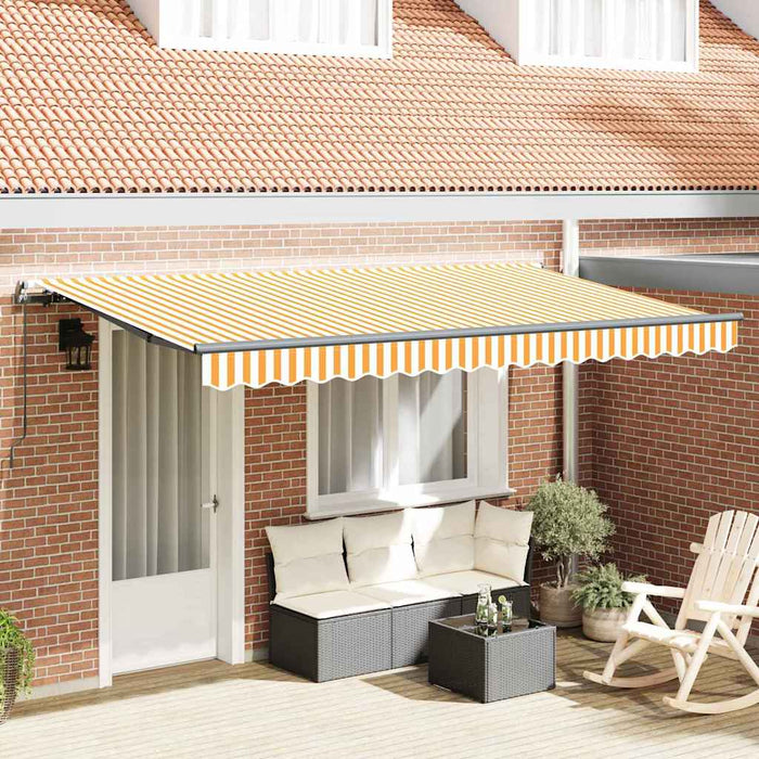 Cortina Retractabilă Manual Galben 350 x 200 cm țesătură - WALTI WALTI