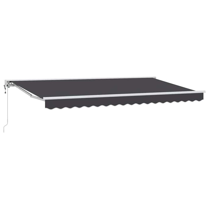 Cortina Retractabilă Antracit 350 x 200 cm Poliester și metal - WALTI WALTI
