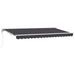 Cortina Retractabilă Antracit 350 x 200 cm Poliester și metal - WALTI WALTI