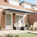 Cortina Retractabilă Manual Antracit 350 x 200 cm țesătură - WALTI WALTI