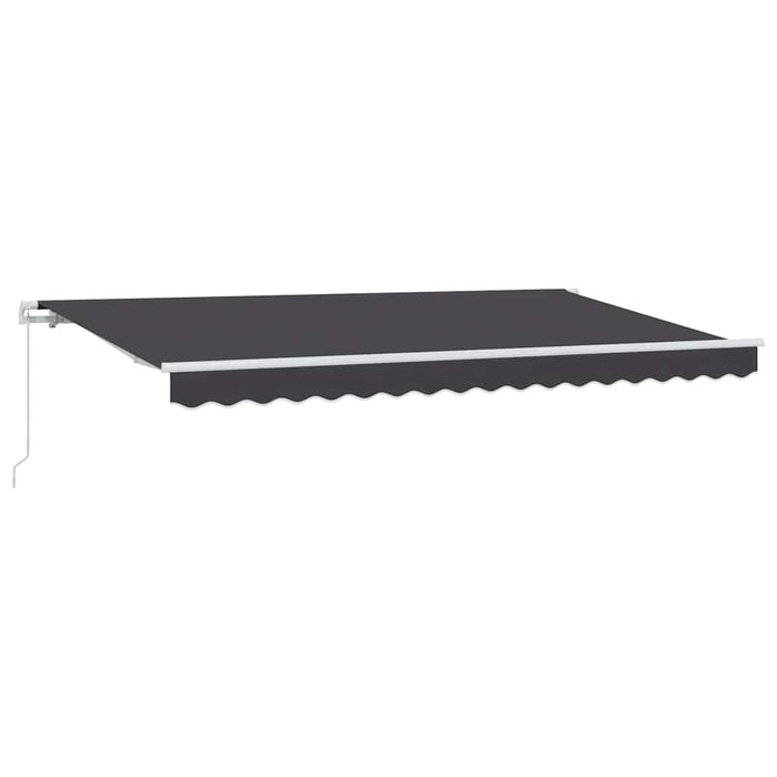 Cortina Retractabilă Manual Antracit 350 x 200 cm țesătură - WALTI WALTI