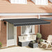 Cortina Retractabilă Manual Antracit 350 x 200 cm țesătură - WALTI WALTI
