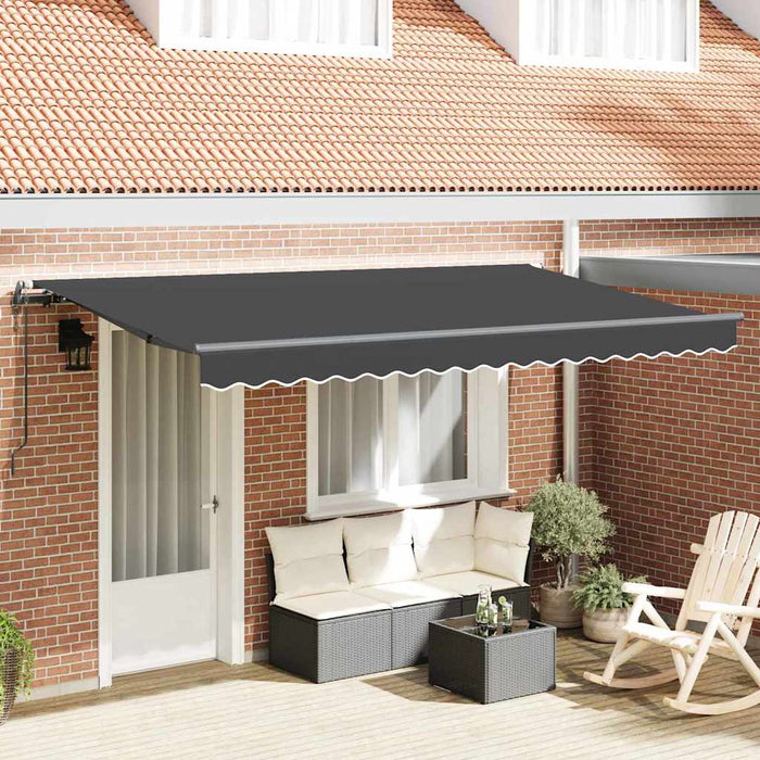 Cortina Retractabilă Antracit 350 x 200 cm țesătură - WALTI WALTI