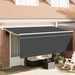 Cortina Retractabilă Crem 350 x 200 cm Poliester și Aluminiu - WALTI WALTI