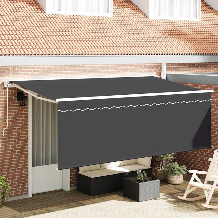 Cortina Retractabilă Manual Antracit 350 x 200 cm - WALTI WALTI