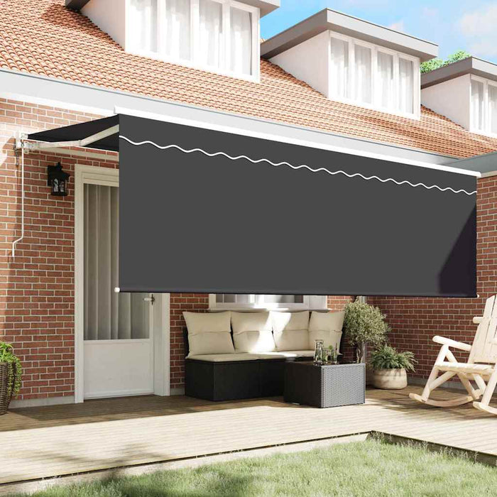Cortina Retractabilă Manual Antracit 350 x 200 cm - WALTI WALTI