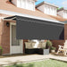 Cortina Retractabilă Manual Antracit 350 x 200 cm - WALTI WALTI