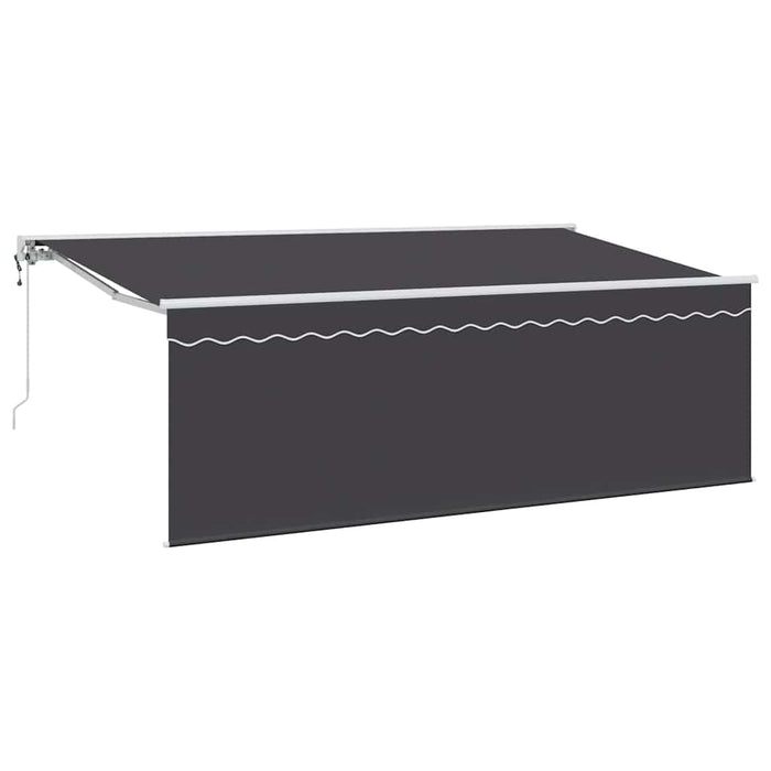 Cortina Retractabilă Manual Antracit 350 x 200 cm - WALTI WALTI