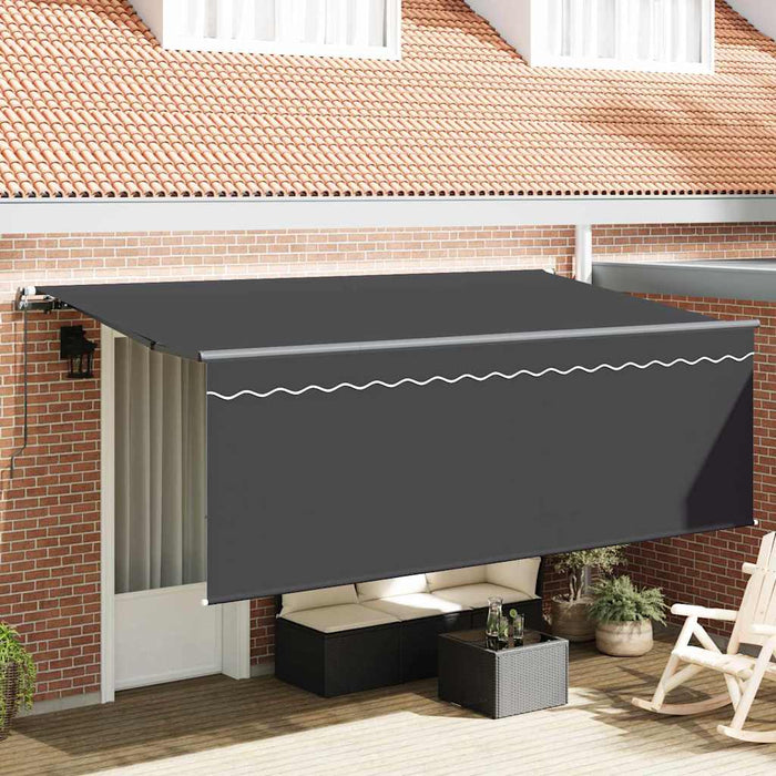 Cortina Retractabilă Manual Antracit 350 x 200 cm - WALTI WALTI