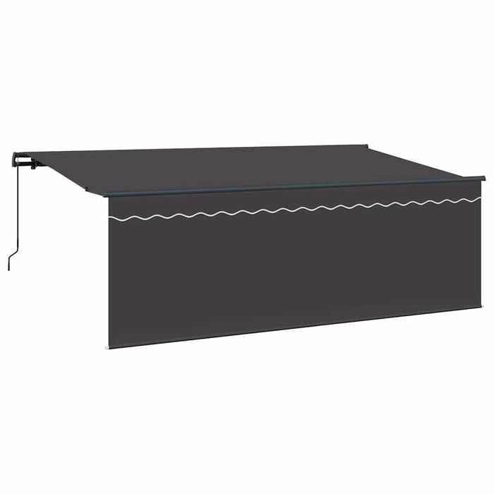 Cortina Retractabilă Manual Antracit 350 x 200 cm - WALTI WALTI