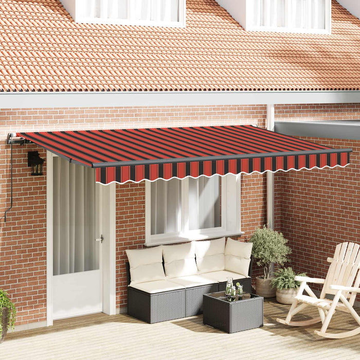 Cortina Retractabilă Portocaliu 350 x 200 cm țesătură WALTI
