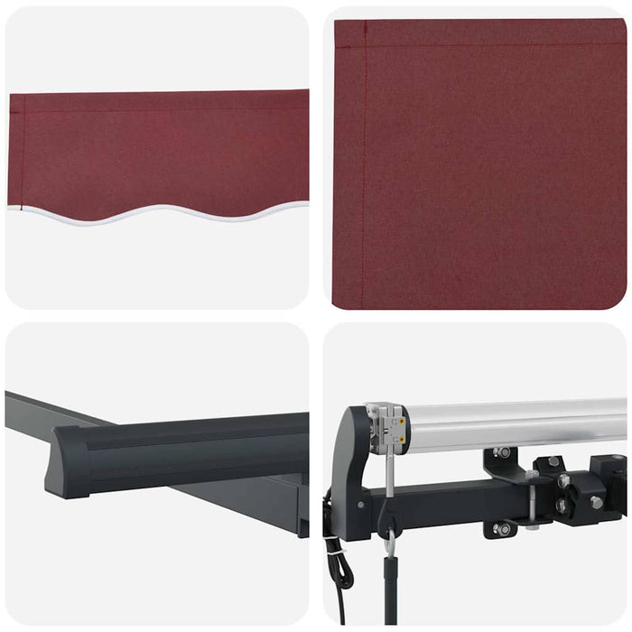 Cortina Retractabilă Burgundy 350 x 200 cm țesătură - WALTI WALTI