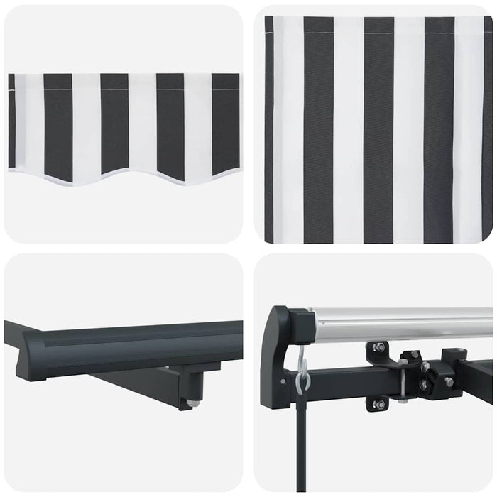 Cortina Retractabilă Manual Antracit 350 x 200 cm țesătură - WALTI WALTI