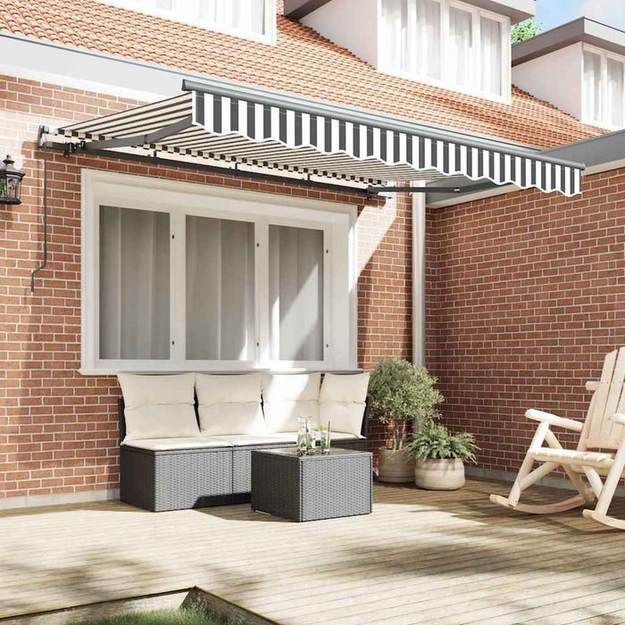 Cortina Retractabilă Manual Antracit 350 x 200 cm țesătură - WALTI WALTI