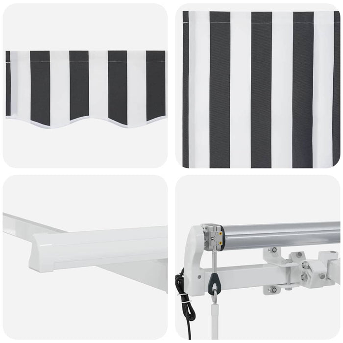 Cortina Retractabilă Antracit 350 x 200 cm țesătură - WALTI WALTI