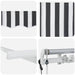 Cortina Retractabilă Antracit 350 x 200 cm țesătură - WALTI WALTI