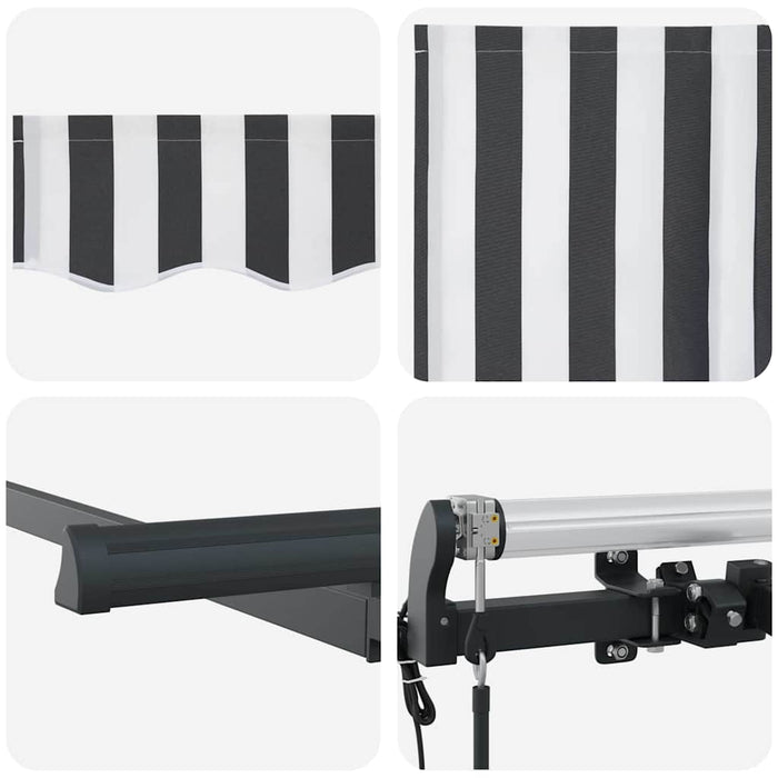 Cortina Retractabilă Antracit 350 x 200 cm țesătură - WALTI WALTI