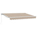Cortina Retractabilă Bej 350 x 200 cm Aluminiu și țesătură - WALTI WALTI