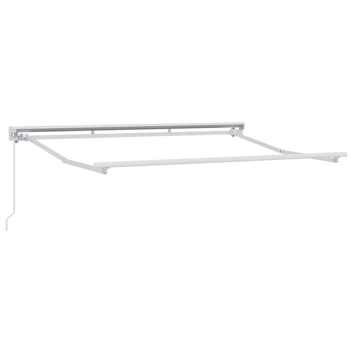 Cortina Retractabilă Bej 350 x 200 cm Aluminiu și țesătură - WALTI WALTI