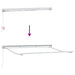 Cortina Retractabilă Bej 350 x 200 cm Aluminiu și țesătură - WALTI WALTI