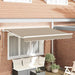 Cortina Retractabilă Bej 350 x 200 cm Aluminiu și țesătură - WALTI WALTI