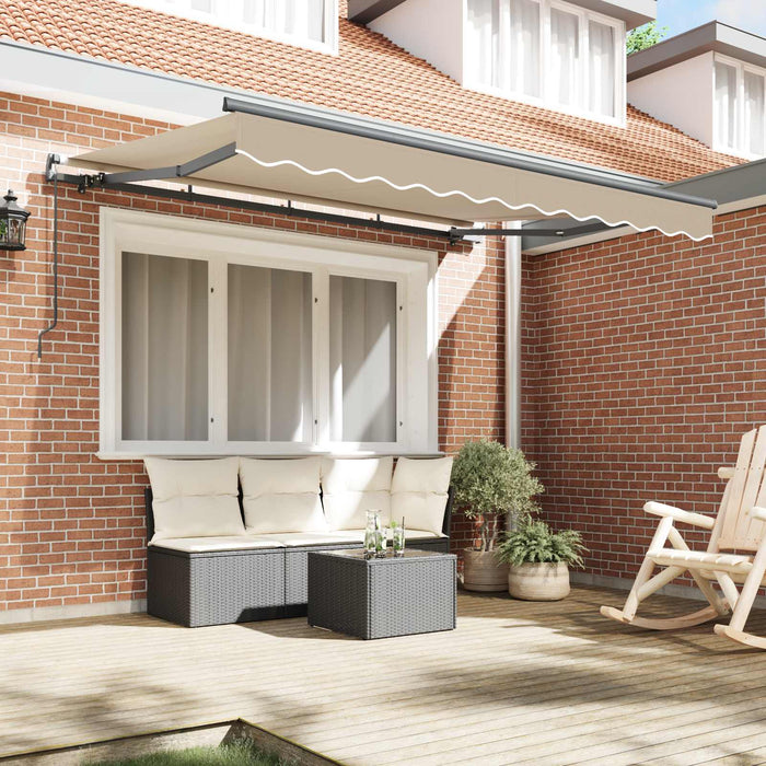 Cortina Retractabilă Manual Bej 350 x 200 cm țesătură - WALTI WALTI