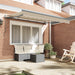 Cortina Retractabilă Manual Bej 350 x 200 cm țesătură - WALTI WALTI