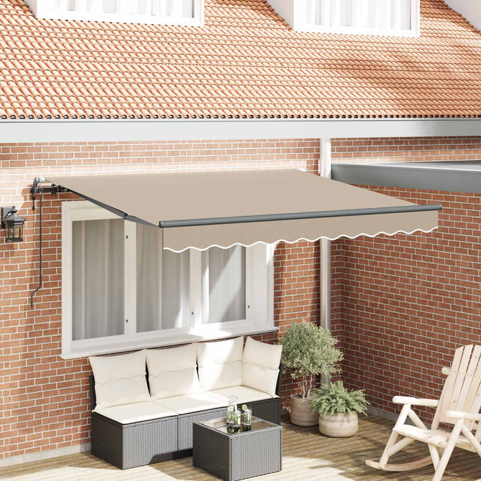 Cortina Retractabilă Bej 350 x 200 cm țesătură - WALTI WALTI