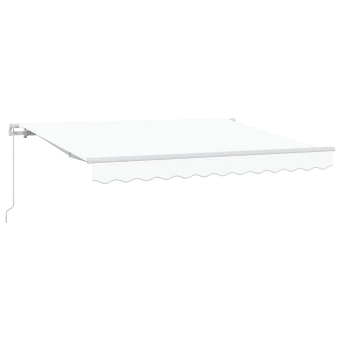 Copertină retractabilă Alb 350 x 200 cm țesătură WALTI