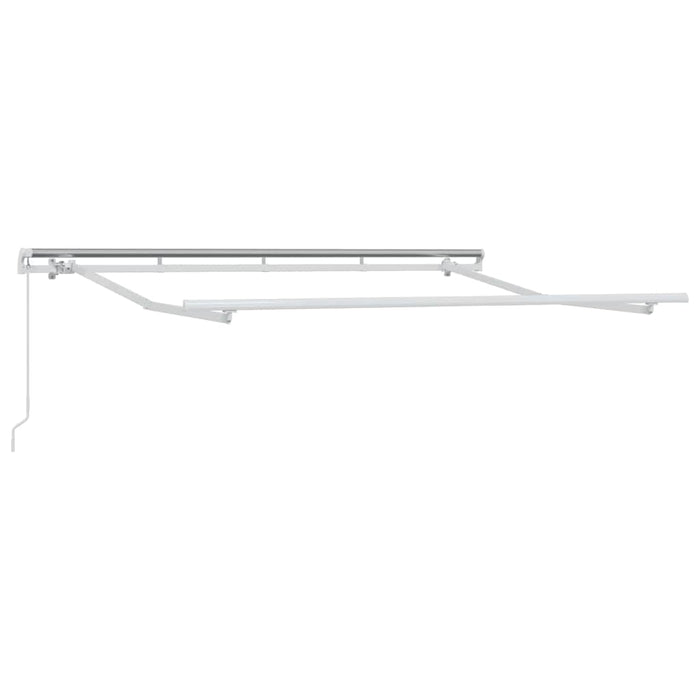 Copertină retractabilă Alb 350 x 200 cm țesătură WALTI