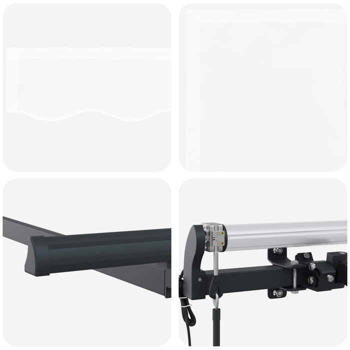 Cortina Retractabilă Alb 350 x 200 cm țesătură - WALTI WALTI